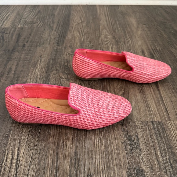 Birdies The Starling Flats in Lipstick Raffia Size 10 - Picture 4 of 13